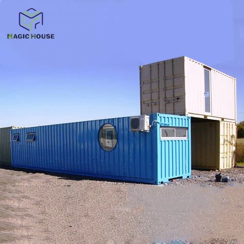 Montažna čelična konstrukcija kuća Novogradnja  40 ft Kontejnerska kuća