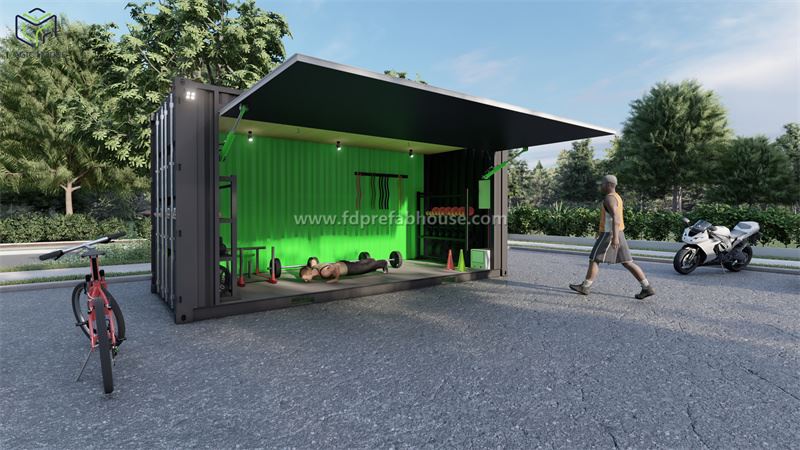 20ft Shipping Container Gym